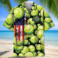 American Tennis Hawaiian Shirt For Vacation Cruise, Resort Escape, And Seasonal Wardrobe