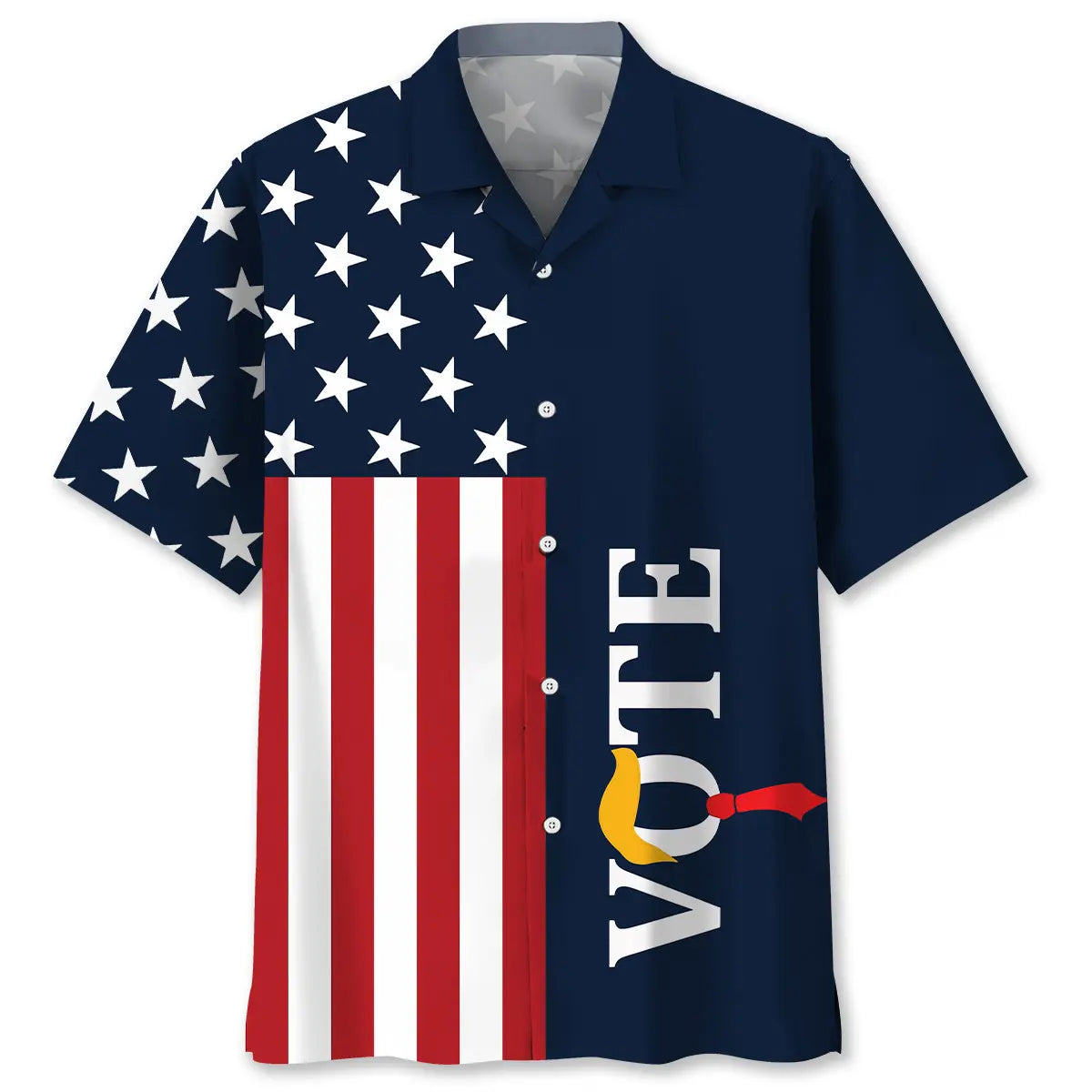 USA Proud Hawaiian Shirt For Outdoor Event And Beachside Style