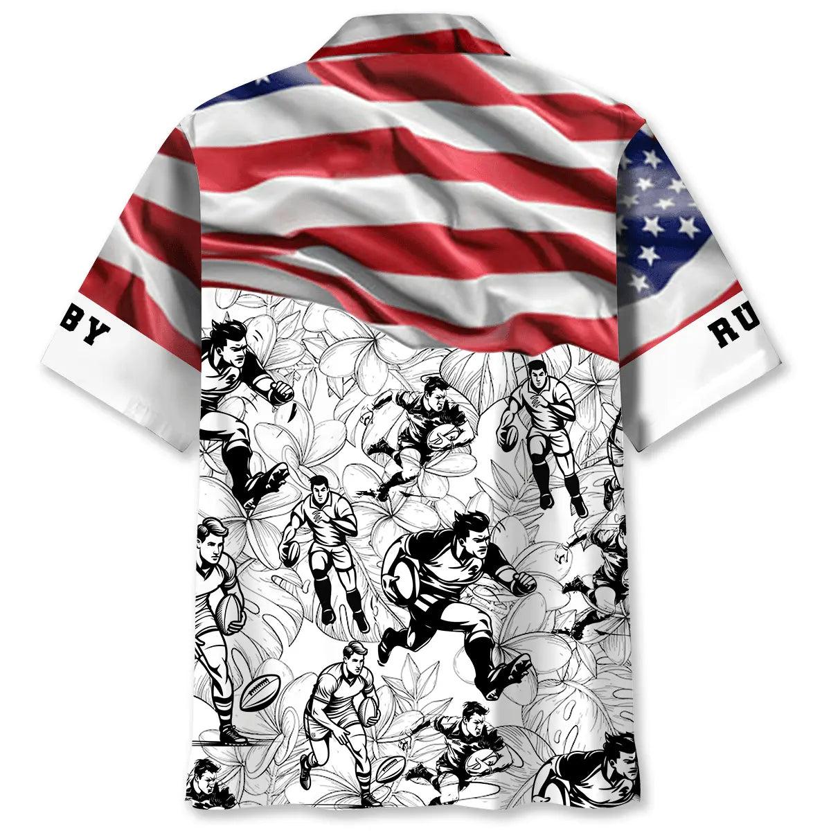American Rugby Hawaiian Shirt For Resort Trips, Coastal Parties, And Warm Weather Style