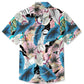 Summer Vegetation Animal Parrot Beach Vacation Hawaiian Shirt For Animal Lovers, Beach Travel, And Casual Summer Style