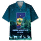Vermont Green Mountain Heritage Hawaiian Shirt For Island Vacations, Resort Wear, And Relaxed Seasonal Style