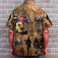 Island Veteran Aloha Hawaiian Shirt For Resort Trips, Coastal Parties, And Warm Weather Style