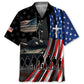 Veteran Memorial Hawaiian Shirt For Patriotic Events, Summer Travel, And Casual Outdoor Wear