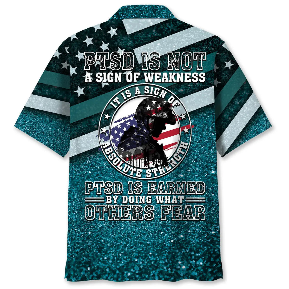 Veteran PTSD Not All Pain Is Physical Hawaiian Shirt For Resort Holiday, Summer Vacation, And Warm Weather Fashion