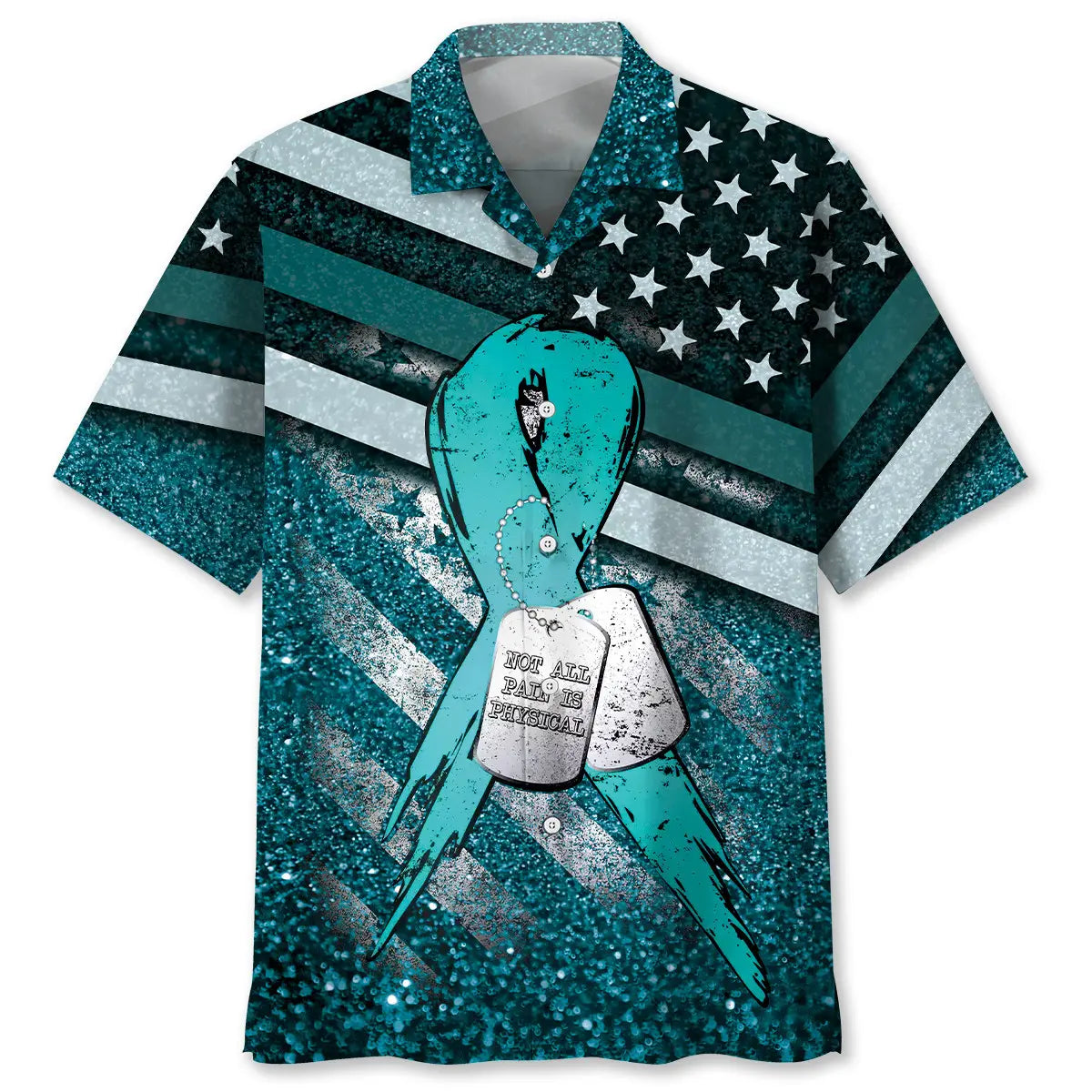 Veteran PTSD Not All Pain Is Physical Hawaiian Shirt For Resort Escape And Vacation Outfit