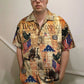 Island Veteran Constitutional Heritage Aloha Hawaiian Shirt For Resort Trips, Coastal Parties, And Warm Weather Style