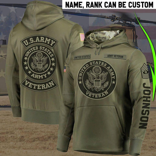 Veteran Army Hoodie For Tribute Events Weekend Outings And Relaxed Streetwear