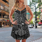 Artistic Viking Sign V-Neck Sleeveless Cami Dress For Sunny Getaways And Thoughtful Gifting