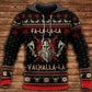 Black Red Viking Warrior Hoodie For Norse Heritage Style Outdoor Events And Comfortable Layering