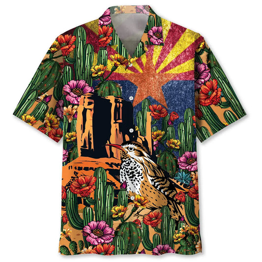 Vintage Arizona State Hawaiian Shirt For Beachside Event And Coastal Casual Wear