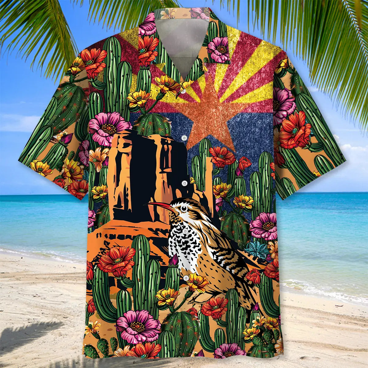Vintage Arizona State Hawaiian Shirt For Beach Travel And Summer Event Style