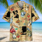 Vintage Barista Hawaiian Shirt For Outdoor Relaxation, Island Trips, And Warm Weather Activities