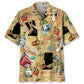 Vintage Barista Hawaiian Shirt For Outdoor Relaxation, Island Trips, And Warm Weather Activities