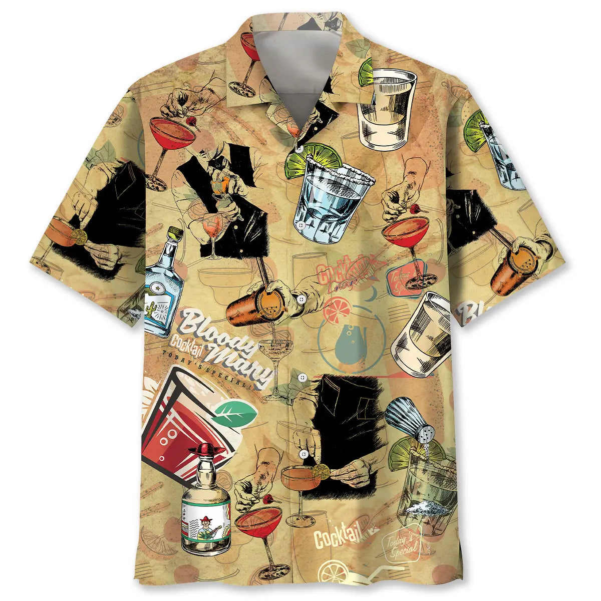 Vintage Barista Hawaiian Shirt For Outdoor Relaxation, Island Trips, And Warm Weather Activities