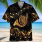 Vintage French Horn Hawaiian Shirt