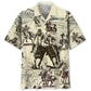 Vintage Horse Polo Sport Hawaiian Shirt For Nature Fans, Resort Trips, And Comfortable Warm Weather Wear