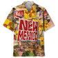 Vintage New Mexico Hawaiian Shirt For Weekend Escape, Outdoor Event, And Summer Party Style