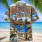 Vintage Oklahoma Art Proud Hawaiian Shirt For Tropical Holiday, Island Getaway, And Casual Outdoor Style