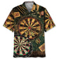 Hawaiian Shirt / Adults / S Vintage Old Darts Board Hawaiian Shirt