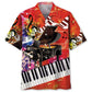 Vintage Piano Art Hawaiian Shirt For Family Vacation And Memorable Gifting