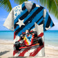 Vintage Quarter Midget Race Car Hawaiian Shirt For Island Vacations, Resort Wear, And Relaxed Seasonal Style