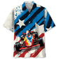 Vintage Quarter Midget Race Car Hawaiian Shirt For Island Vacations, Resort Wear, And Relaxed Seasonal Style