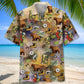 Vintage Seamless Hiking Hawaiian Shirt For Tropical Holidays, Outdoor Gatherings, And Everyday Comfort