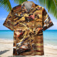 Vintage Sprint Car Racing Hawaiian Shirt For Poolside Gathering And Coastal Style