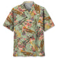 Vintage Trumpet Hawaiian Shirt For Summer Vacation, Beach Travel, And Casual Wear