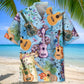Vintage Ukulele Hawaiian Shirt For Tropical Holidays, Outdoor Gatherings, And Everyday Comfort