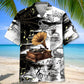 Vinyl Record Gramophone Hawaiian Shirt For Tropical Holidays, Outdoor Gatherings, And Everyday Comfort