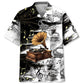 Vinyl Record Gramophone Hawaiian Shirt For Tropical Holidays, Outdoor Gatherings, And Everyday Comfort