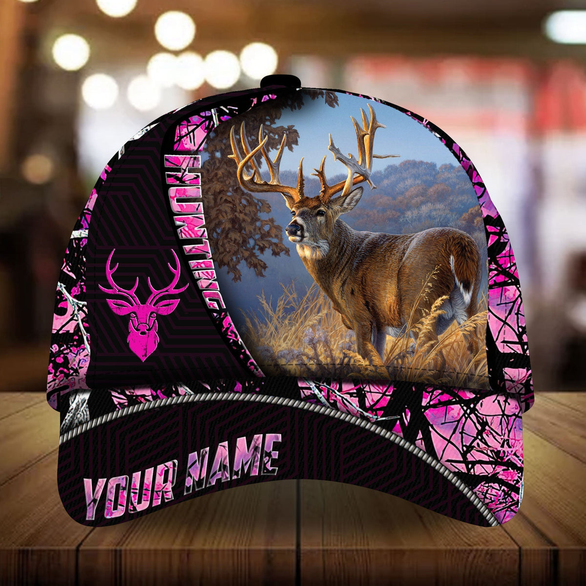 Boomerang Deer Hunting Personalized Classic Cap For Casual Styling Holiday Travel And Weekend Adventures