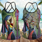 Violin Love And Life Hollow Tank Top For Studio Rehearsals And Daily Comfort