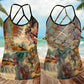 Violin Love And Life Hollow Tank Top For Music Activities And Travel Style