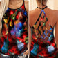 Violin Love And Life Hollow Tank Top For Dance Classes And Outdoor Events