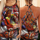 Violin Love And Life Hollow Tank Top For Performance Practice And Weekend Wear