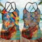 Violin Love And Life Hollow Tank Top For Music Lovers And Everyday Outfits