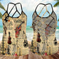 Violin Love And Life Hollow Tank Top For Studio Practice And Festival Wear