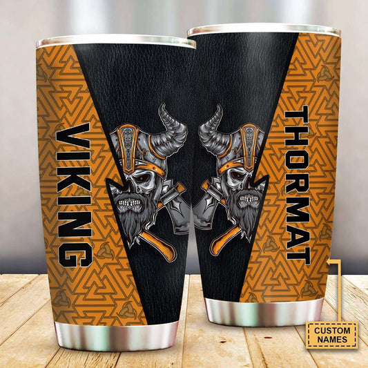 Viking Man Warrior Personalized 20 Oz Tumbler For Coffee Travel And Daily Drinks