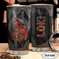 Viking Wolf Fire Personalized 20 Oz Tumbler For Coffee Travel And Daily Drinks