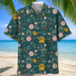 Volleyball Dog Hawaiian Shirt For Summer Vacation, Beach Travel, And Casual Wear