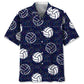 Colorful Volleyball Hawaiian Shirt For Island Vacations, Resort Wear, And Relaxed Seasonal Style