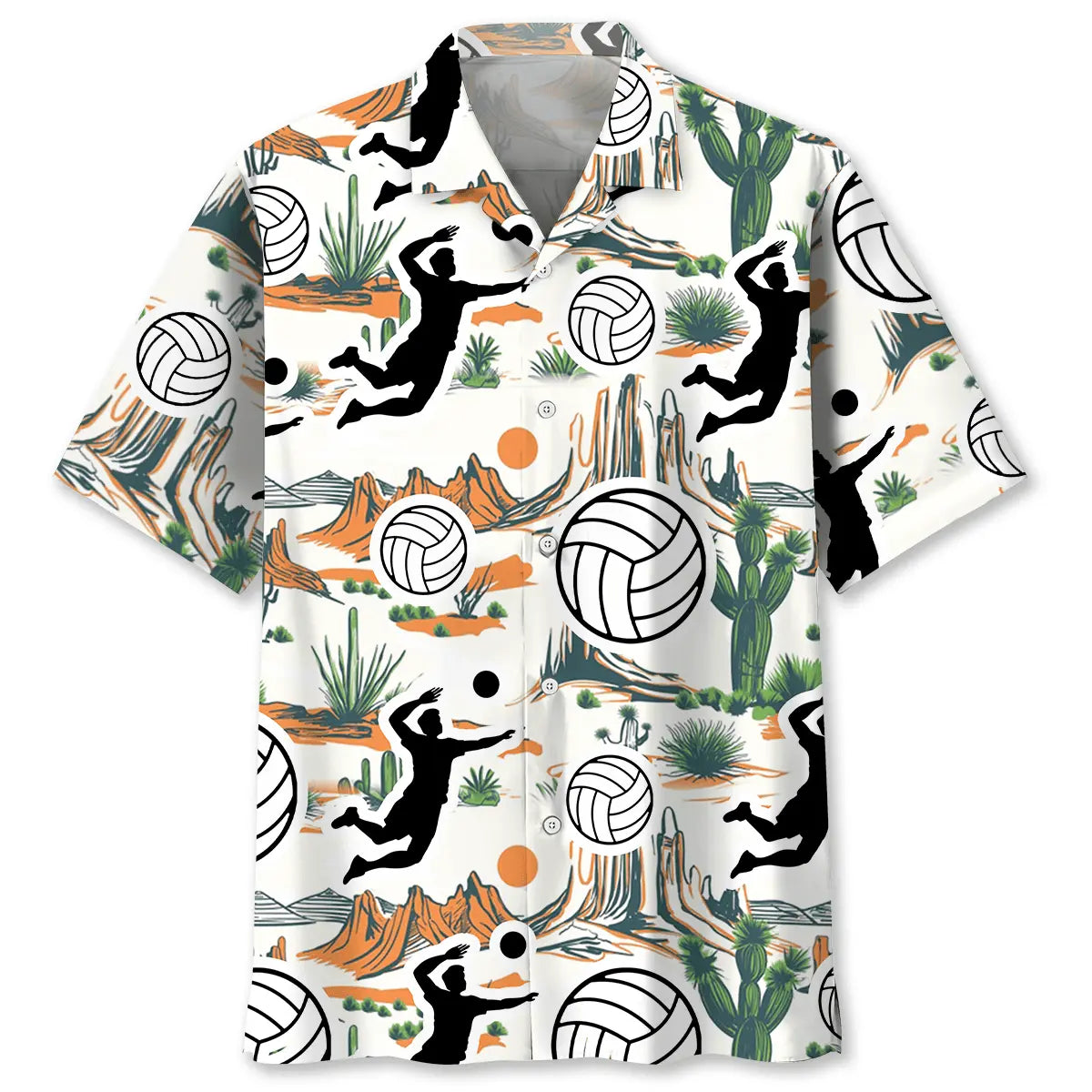 Volleyball Desert Hawaiian Shirt For Beach Days, Summer Outings, And Thoughtful Gift Giving
