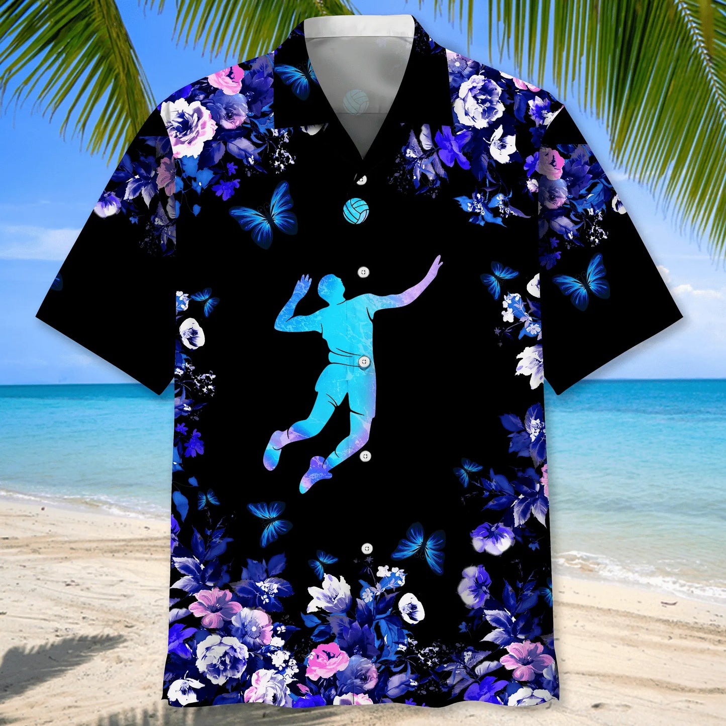 Volleyball Nature Hawaiian Shirt For Island Vacations, Resort Wear, And Relaxed Seasonal Style