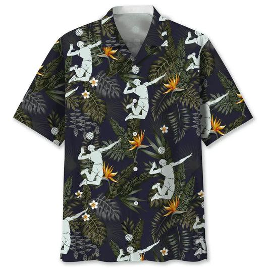 Volleyball Nature Hawaiian Shirt For Tropical Holidays, Outdoor Gatherings, And Everyday Comfort