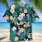 Tropical Volleyball Hawaiian Shirt For Island Getaways, Outdoor Gatherings, And Comfortable Summer Wear