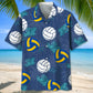 Tropical Volleyball Hawaiian Shirt For Beach Days, Coastal Adventures, And Thoughtful Gift Giving