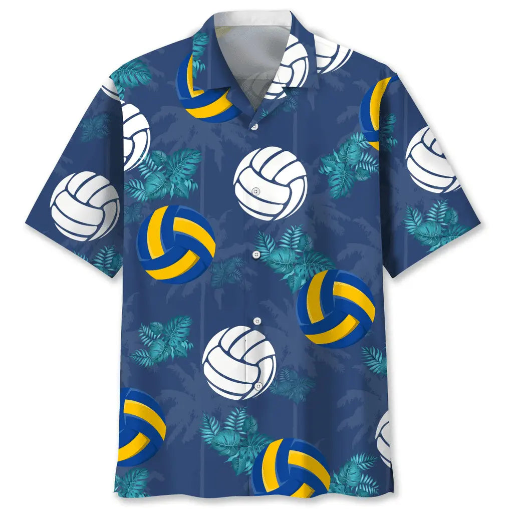 Tropical Volleyball Hawaiian Shirt For Beach Days, Coastal Adventures, And Thoughtful Gift Giving