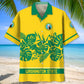 Washington Heritage Hawaiian Shirt For Resort Trips, Coastal Parties, And Warm Weather Style